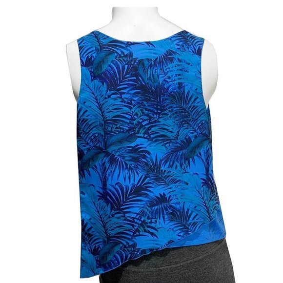 ZARA Plunge Neckline Palm Tree Print Vest Top - Picture 3 of 7